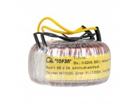 Тороидальный трансформатор ТОРЭЛ ТТП-10 220В 6В 2 А