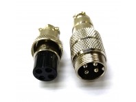 Разъем вилка-розетка 4 PIN 16-D мм